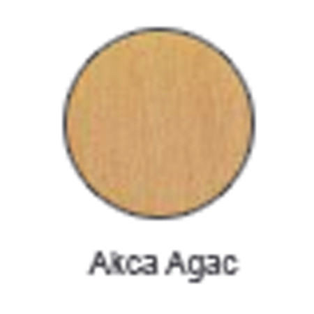 Пластиковая заглушка самоклеящаяся №55, 18мм для евровинта, Akca Agac (PC2114), 32 шт. на листе
