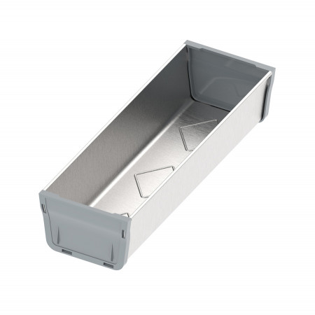 SLIM BOX Контейнер для рамки 264mmx88mm металл инокс/ пластмасса серебро