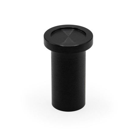 Ручка-кнопка ROUND, Черный матовый, /28х28х45 мм, Модерн, Viefe, Испания
